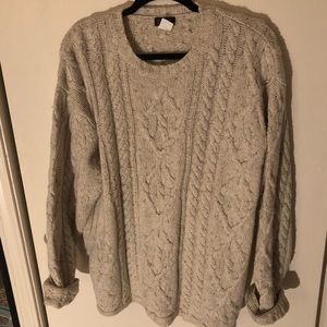 J. Crew oversized knit sweater